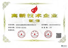 國家高新技術(shù)企業(yè)證書